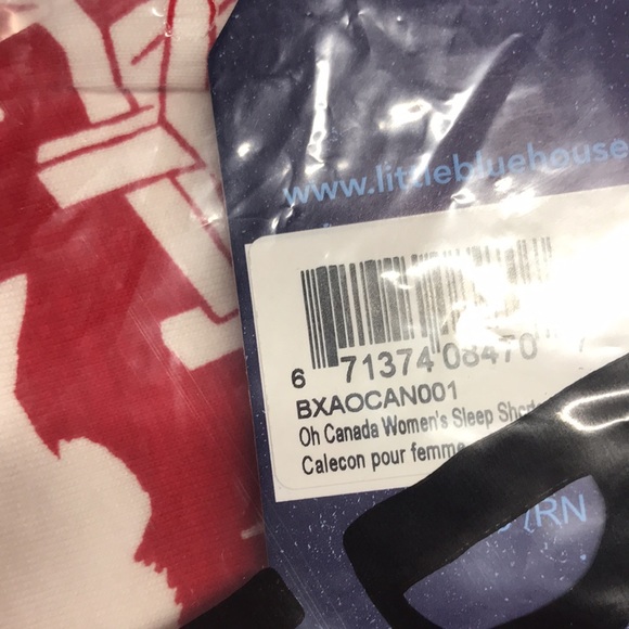 Oh Canada Womens Sleep Shorts - Picture 3 of 3